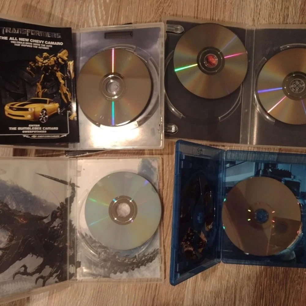 Lot of 4 Transformers Movie DVDS